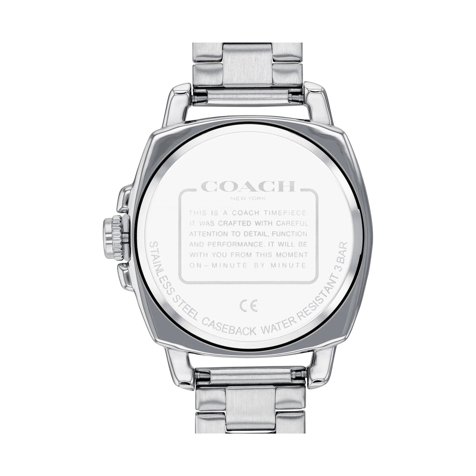COACH BOYFRIEND 　即日発送 COACH Women's Multifunction Boyfriend Watch, Silver Stainless