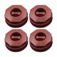 thumbnail image 3 of Paquete de 4 clips para alfombrillas de coche, soporte para fundas, accesorios para automóviles, ligeros Marron oscuro, 3 of 9