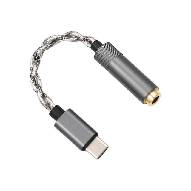 Type C to 4.4mm Headphone Adapter CX31993 32bit 384KHz Audio Decoding Cable Amp Adapter
