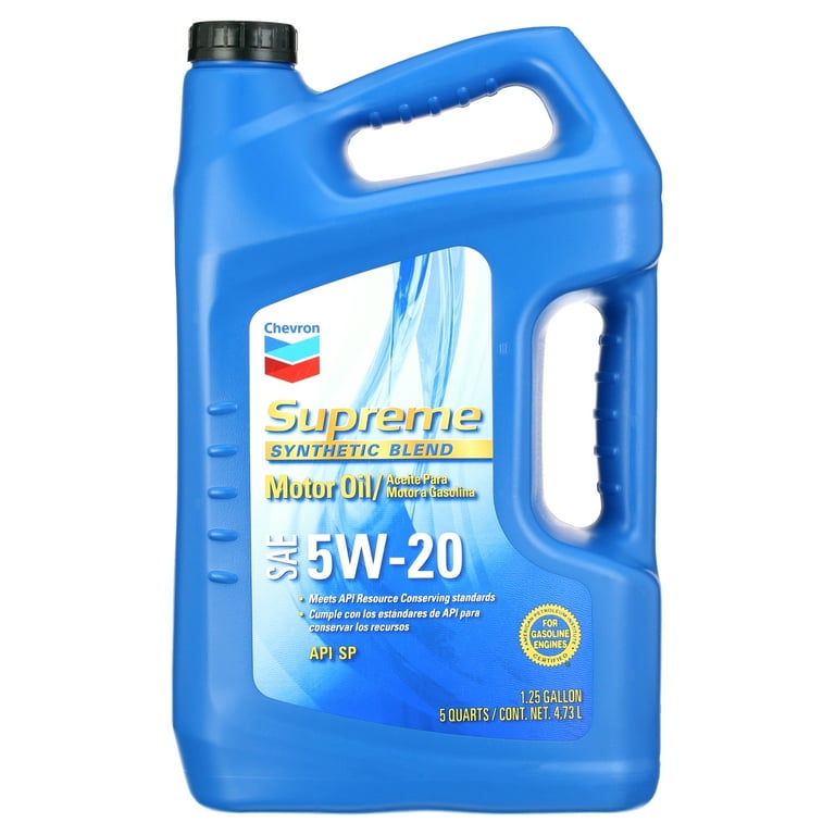 Chevron Supreme Motor Oil 10w40 5 qt Jug Bottle Case of 3 | eBay