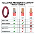 thumbnail image 4 of Cable eléctrico iGreely de cobre estañado de 6 AWG, calibre 6, 4 of 8