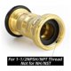 thumbnail image 5 of Fire Hose Nozzle 1-1/2 Inch NPSH/NPT Fire Hose Nozzle 100 Psi 75 Gpm Brass Fire Equipment Jet Fog Sp, 5 of 5