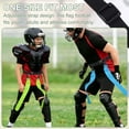 thumbnail image 6 of Uxcell Flag Football, Adjustable Flag Football Belts with 1 Belt and 2 Flags Easy Tear Away Rose Red - Fitting For(Youth/Adults Players Training Equipment/Competition), 6 of 7