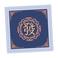 thumbnail image 4 of Tapete de mesa de Mahjong con reducción de ruido, 31,50'' x 31,50'', antideslizante azul un, 4 of 9