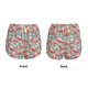 thumbnail image 3 of Balery Pink Flamingo Pantalones cortos deportivos para mujer con forro y dos bolsillos, elásticos, para entrenamiento, gimnasio, yoga-Medium, 3 of 7