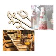 thumbnail image 3 of Números De Mesa De Madera Tarjetas Digitales Con Base De Soporte Resistente Para Fiesta Decoración Del Hogar Vintage Cumpleaños Evento Banquete Aniversario20 Piezas Serendint HA014173-00, 3 of 6