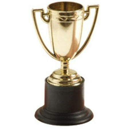 Small Gold Trophies/6-Pc (18 Pieces) - Small Gold Trophies/6-Pcreward Your Winner With This Plastic Gold Trophy. This Gold Trophy Is Great For Spelling Bee'S, School Field Days, Cooking Contest,