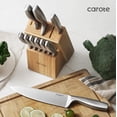 thumbnail image 3 of Juego de cuchillos CAROTE de acero inoxidable con bloque de madera, 12 piezas, 3 of 9