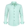 thumbnail image 6 of Men's Big and Tall Dress Shirt Long Sleeve Non Iron Classic Fit Button Up Spread Collar, 6 of 7