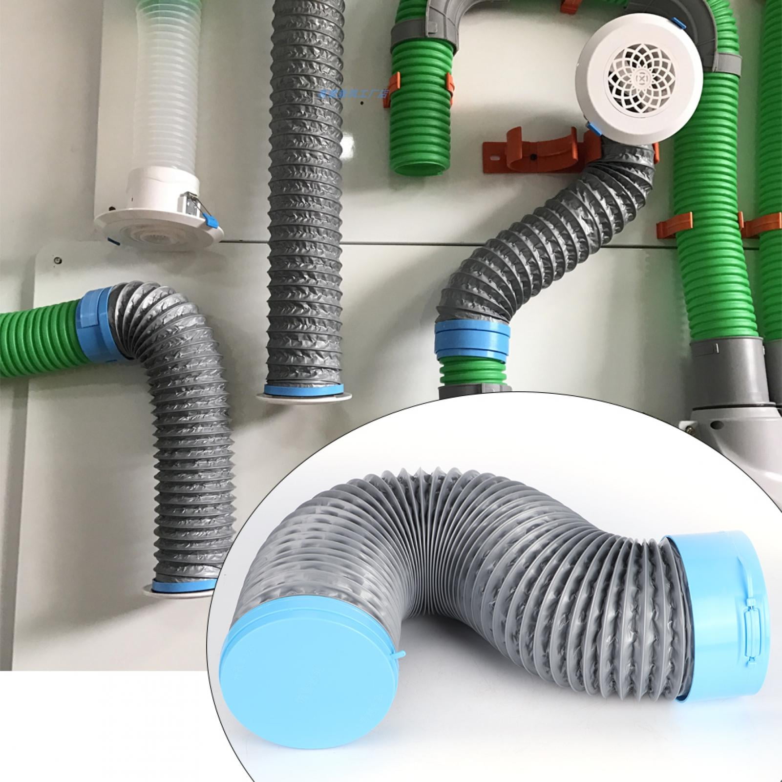 Tebru Household Flexible Dust Ventilation Tube Air Exhaust Pipe Hose