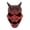 Red, variant on Resin Oni Mask,Japanese Warrior Masks,Halloween Samurai Headgear Costume for Role-Play Party,Christmas,Masquerade
