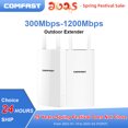 thumbnail image 3 of Puerto Gigabit EW72V2 1200Mbps Banda dual 5Ghz Alta potencia Punto de acceso exterior Enrutador wifi para calles y parques Antena Punto de acceso wifi Estación base, 3 of 4