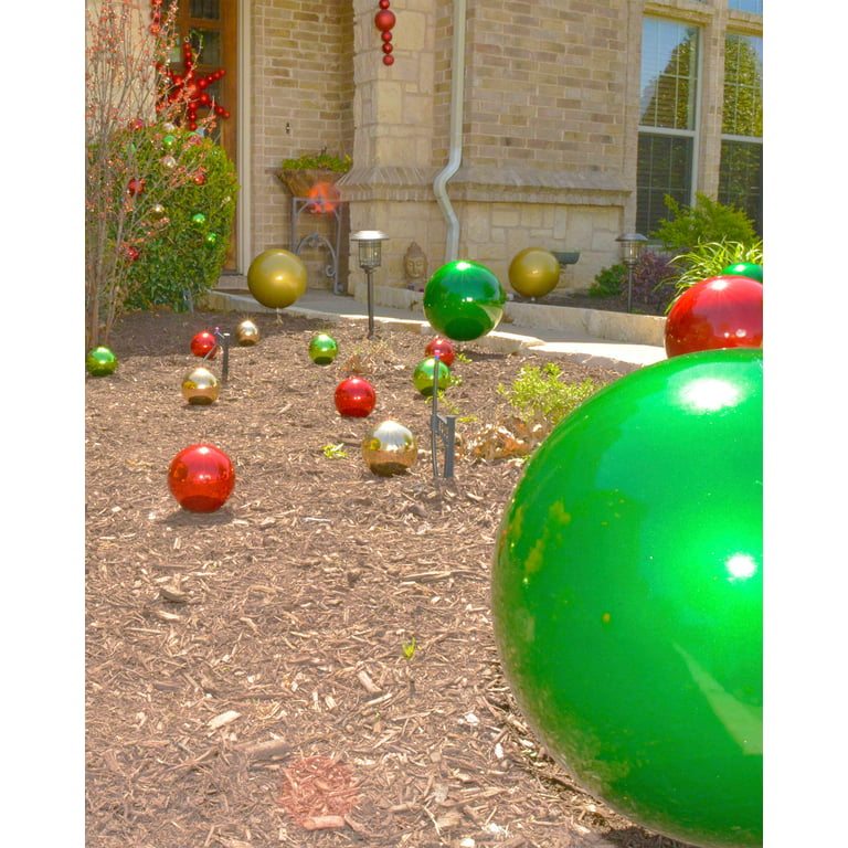 4 Styrofoam Ball Christmas Ornaments - Christmas Ball Ornaments Outdoor -  Christmas Ball Decorations 