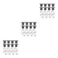 thumbnail image 3 of Guardoinrt 8 Pcs/Ensemble Crochet Pare-Soleil pour RV Installation Facile et Lumières RV 3Ensemble, 3 of 6