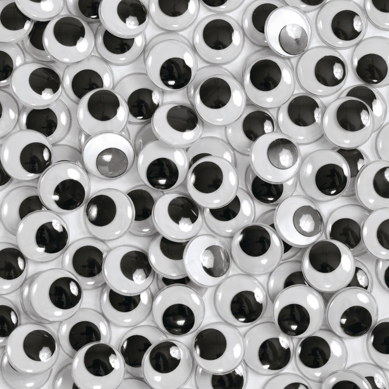 Colorations® Jumbo Wiggly Eyes, Black - 100 Pieces
