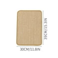 thumbnail image 3 of Natural Sisal Cat Scratcher Mat Horizontal Cat Floor Scratching Pad Rug, Anti-Slip Bottom Grinding Claws Mat, Hypoallergenic & Durable Scratch Pad For Cat Furniture Protection,, 3 of 4