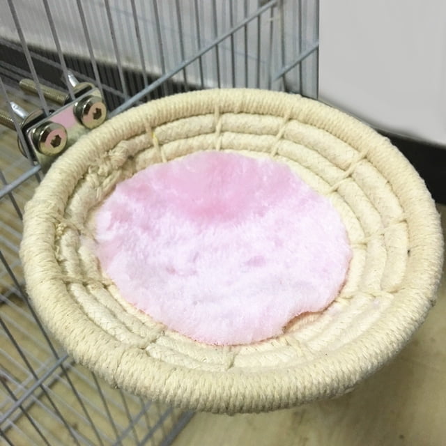 EGNMCR Bird Cotton Rope Parakeet Breeding Small Bird Cage Hatching pet bed