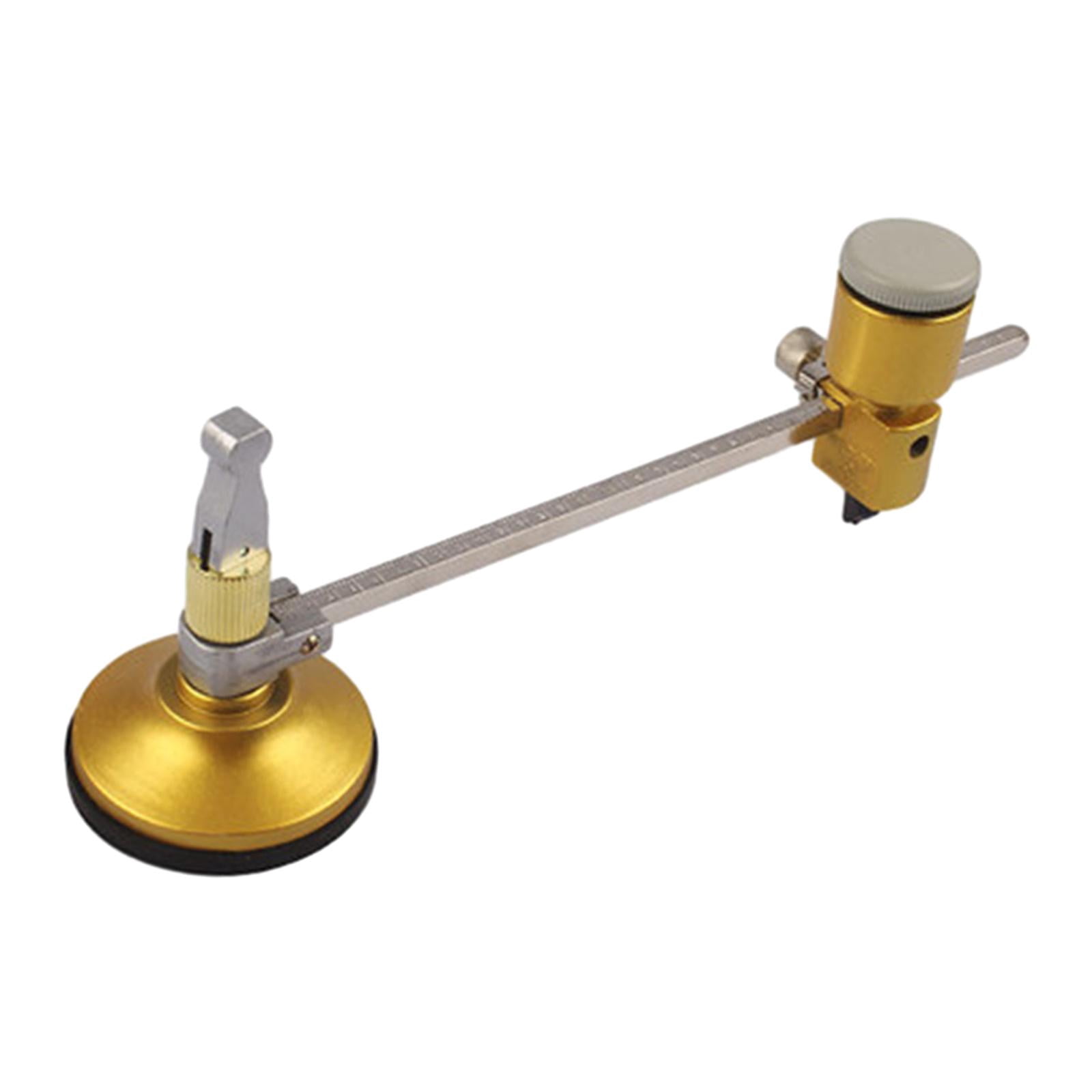 FVDPWYE Circular Glass Cutter, Glass Cutting Tool Cutting Wheels with Handle and Suction Golden
