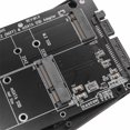 thumbnail image 2 of Caja convertidora adaptadora 2 en 1 M.2 NGFF B-Key y mSATA SSD a SATA 3.0, 2 of 9