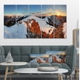 thumbnail image 1 of Slovakia Frozen Landscape Panorama - Landscape Canvas Art Print, 1 of 3