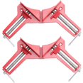thumbnail image 2 of (Gift Of K) 4 Pack Corner Clamp Compatible with Woodworking, 90 Degree Right Angle, Adjustable Wood Miter Clamp Compatible with Picture Frame, Fish Tank, Right Angle Fixing Furniture, 2 of 3