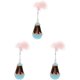 thumbnail image 1 of 3 piezas de palos de tallo de animales de gato naturales para suministros de bolas, regalos de plumas, campana, dientes interiores, mordedor divertido azul, color variable Sincero Electrónica, 1 of 5