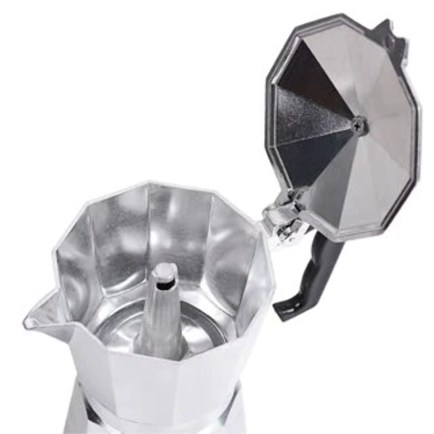 Kitchen Sense Polished Aluminum Espresso Maker 9 Cup - image 4 of 11
