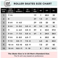 thumbnail image 3 of Skate Gear Extra Support Quad Roller Skates, Holiday Gift for Adults (Purple, Women's 9 / Men's 8), 3 of 9