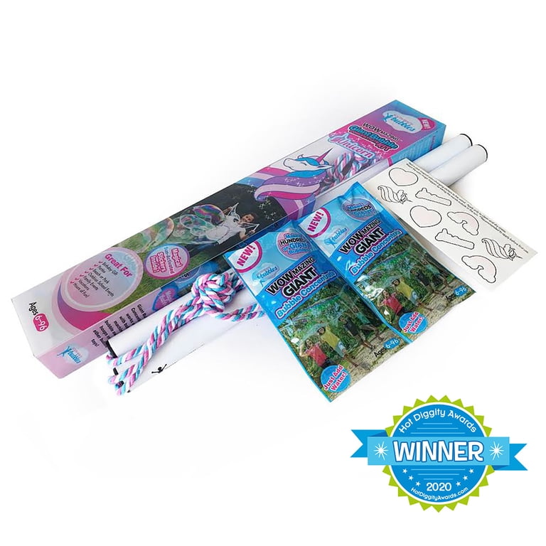 Re.B5 HORMEE Bubble Pack 130g 2本セット WOWmazing Unicorn Bubble Kit, Giant Wands, Durable Outdoor Family