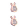 thumbnail image 3 of Yuarrent reloj despertador de conejo, relojes digitales de escritorio, música ajustable, despertador, entrenador de sueño, reloj, Type1 NO1, 3 of 6