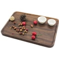 thumbnail image 1 of Bewildely Platos redondos de madera, pastel de frutas, té, café, postre, de comida, bandeja para servir Mostrada siete 34 cm * 23 cm * 2 cm Bewildely JJ25028-07, 1 of 6