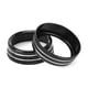 thumbnail image 3 of 2pcs Air Conditioning Knob Trims Rings Black Decoration Replacement for Ford Mustang/Focus, 3 of 9