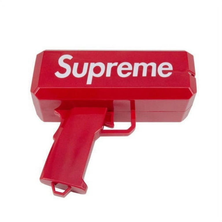 Supreme Money Gun Cannon w/ 100 Bills in Gift Box Novelty Supreme Money Gun Cannon w/ 100 Bills in Gift Box Novelty
