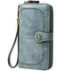 thumbnail image 1 of Cartera TFKGS de piel con bloqueo RFID de gran capacidad, azul, 1 of 9