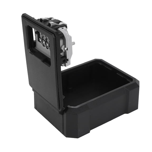 BIMZUC Key Safe Box 4 Digit Wall Mount Combination Key Lockbox for Home Apartment Office Hotel School Black (5.11 inches / 13.00 cm)