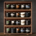 thumbnail image 3 of Ceramic Afternoon Tea Commercial Sushi Milk Coffee Mug Retro Black Spotted Pattern, 3 of 6