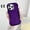 Purple, variant on Allytechgroup Magnetic Case for iPhone 13 Pro Max, Support Wireless Charging Curly Wave Frame Hard PC Soft TPU Shockproof Protective Back Cover Bumper for Women Men, Desertgold
