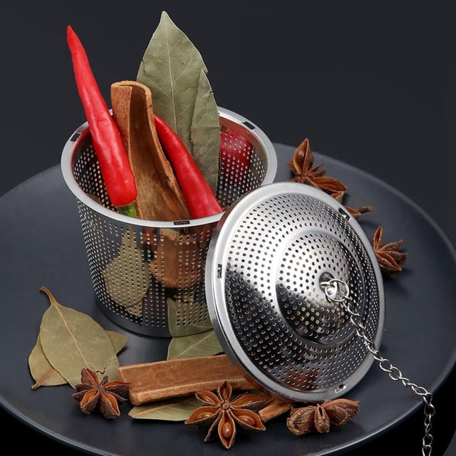 Colador de especias Sopa de Malla Fina Perfecl filtro de Bolas de Té Grande