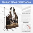 thumbnail image 7 of Wukai Cat Family Sturdy and Stylish Reusable Canvas Tote Bag: Eco-Friendly, Heavy-Duty Grocery Shopping Bag with Reinforced Handles, 7 of 7