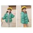 thumbnail image 6 of Generic Lightweight Jackets for Children's Casual Toddler Boys Girls Winter Coat Bear Ears Hooded Two Wear Thicken Windproof Zipper Warm Outwear 2024 for Fashion Simplicity Cozy (4-5 Years,Green), 6 of 7
