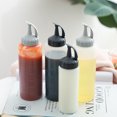 thumbnail image 4 of Condiment Squeeze Bottles, Empty Squirt Bottle with Twist Top Cap, Leak Proof, Great for Ketchup, Mustard, Syrup, Sauces, Dressing, Oil, Arts and Crafts, BPA FREE Plastic, 4 of 4