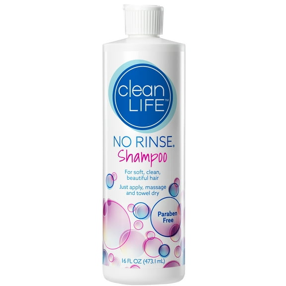 No Rinse Shampoo, Unscented, 16 ounce Squeeze Bottle, 1 Count
