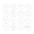 thumbnail image 1 of 16 piezas de plantillas para pintar cara y cuerpo, plantillas para pintar, fácil de limpiar/arte corporal, plantilla DIY para disfraces de Halloween, Yuyangstore Plantillas de pintura facial, 1 of 8