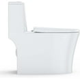 thumbnail image 7 of Yesurprise White Toilet,Elongated Toilet with Soft Closing Seat,V-Cover Toilet Seat, Double Top Button 3 4.8L and Comfortable Seat Height for Bathroom, 7 of 7