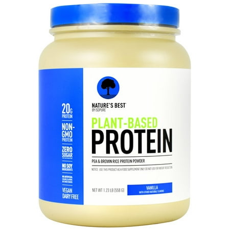 Nature's Best Plant-Based Protein, Vanilla, 20 Servings (1.23 (Best Diet Cereal Uk)