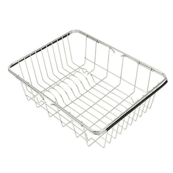Expandable Dish Drying Rack Over The Sink Adjustable Expandable Drainer Adjustable Arms Dish Dish Arms Dish Drainer Pots Bowls Plates Holder Basket