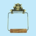 thumbnail image 2 of Renovators Supply Toilet Paper Holder Wall Mount Antique Brass Victorian Hands Tissue Holder for Bathroom, 2 of 9