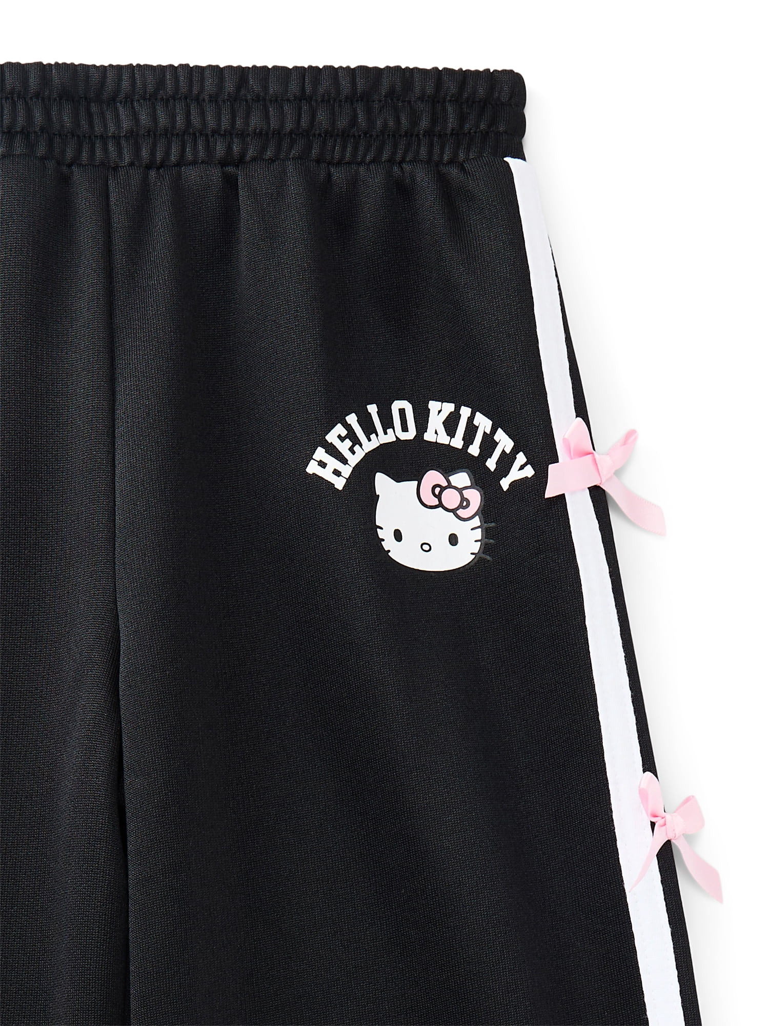 Hello Kitty Girls Active Track Pants with Side Bows, Sizes 4-16