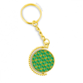 thumbnail image 1 of Trébol de cuatro hojas de Irlanda el día de San Patricio Anillo de oro de metal llavero llavero, 1 of 3