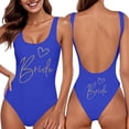 thumbnail image 1 of MKLEKYY Trajes De Baño Mujer Curvy Women Fashion Letter Print Piece Swimsuit Sexy Bikini Swimwear Bathing Sleeveless Backless Swimsuit 362, 1 of 4